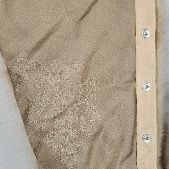 Authentic Mink Collar Unbranded With Snaps Beautiful Condition - Picture 5 of 12